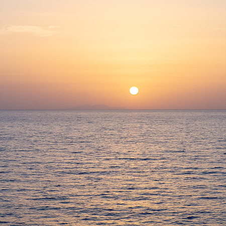8th Feb. Beautiful dawn, Santorini
