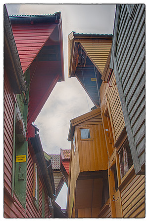 Roofs, Bryggen, Bergen
