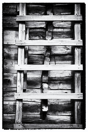 Wooden ladder