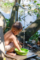 Child fetching water