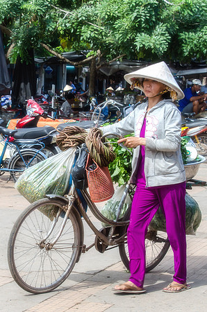 Woman cyclist