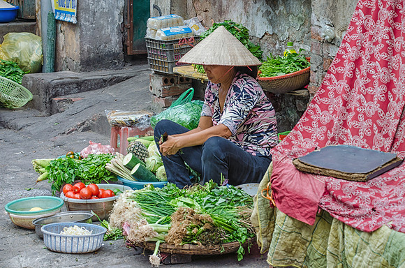 Street seller, Hanoi