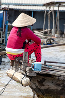 Woman on boat