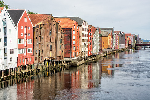 Wharf reflections