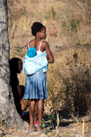 Woman with baby