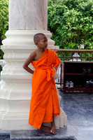 Monk waiting