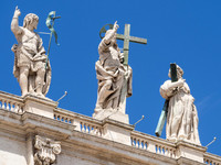 Statues on St Peter's