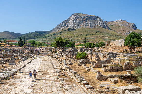 Street in Ancient Corinth