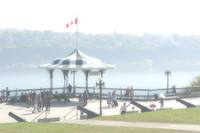 Mist over river, Quebec City